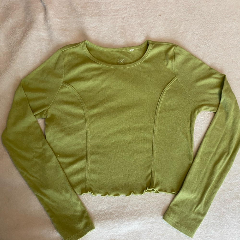 Pacsun basics cropped long sleeve